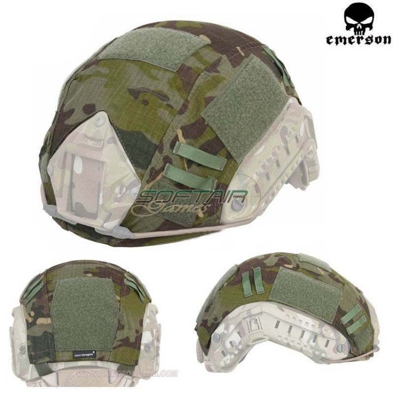 Copri Elmetto Per Fast Multicam Tropic Emerson (em8982a)