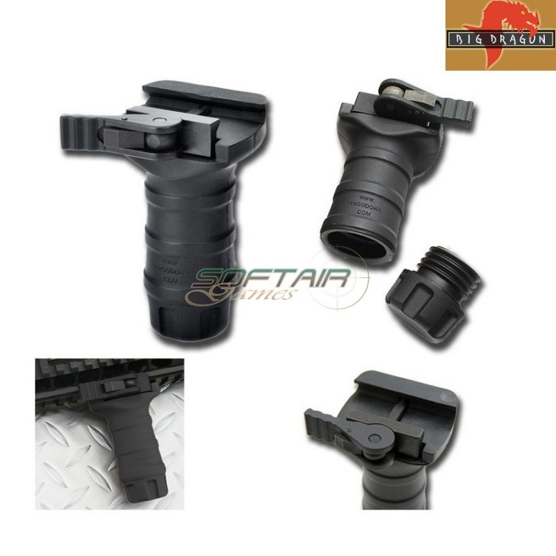 Stubby Style Tango Down Qd Vertical Grip Black Big Dragon (bd3351)