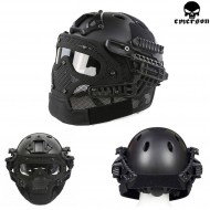 G4 System Pj Elmetto + Maschera Completa Black Emerson (em9197bk)