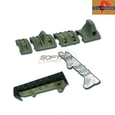 Xmm Style Hand Stop Kit Foliage Green Big Dragon (bd4143fg)