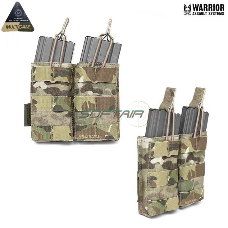 Double Fast Open M4 5.56mm Magazines Pouch Multicam® Warrior Assault Systems (w-eo-dmop-mc)