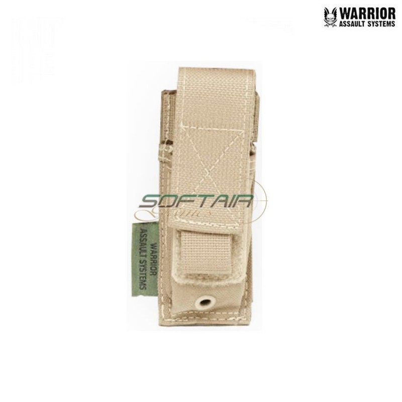 Tasca Singola Caricatore Pistola Coyote Tan Warrior Assault Systems (w-eo-spp-ct)