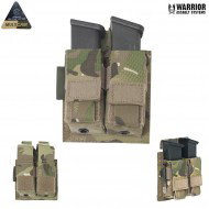 Tasca Doppia Action 9mm Caricatori Pistola Multicam® Warrior Assault Systems (w-eo-dpda-9-mc)