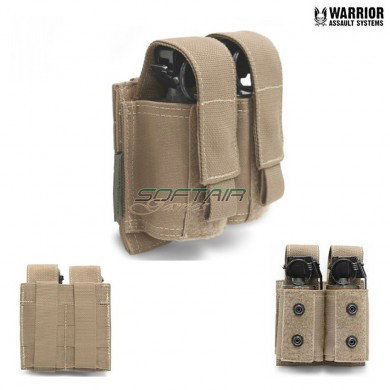 Tasca Doppia Small Porta Granate 40/37mm Coyote Tan Warrior Assault Systems (w-eo-d40gp-ct)