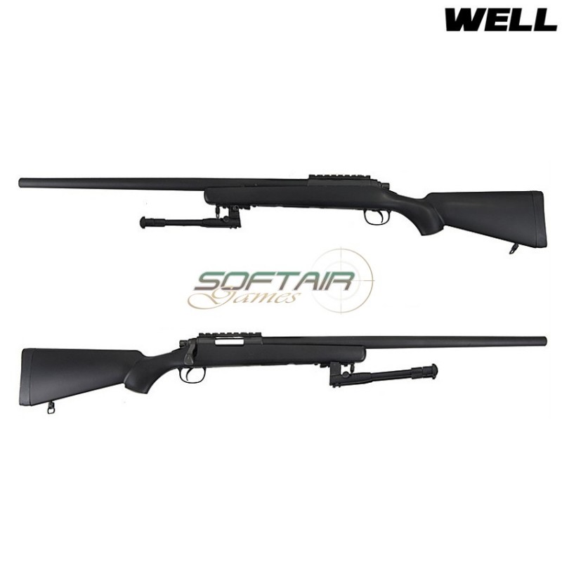 Fucile A Molla Vsr10 Long Barrel Sniper Black Well (mb03bb)