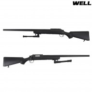 Sniper Spring Rifle Vsr10 Long Barrel Black Well (mb03bb)