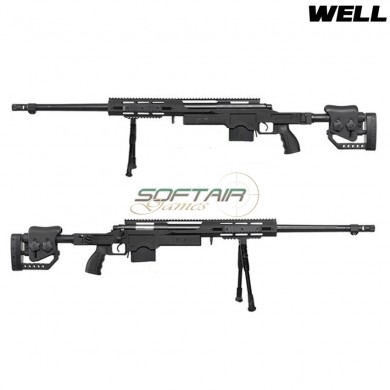 Msr Assault Type Sniper Rifle Bolt Action Black Well (mb4411b)