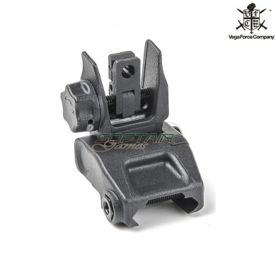 Tacca Di Mira Posteriore Flip Up Qrs Black Vfc (vf9-rstqrsbk01)