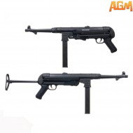 Fucile Elettrico Mp40 Black Smg Agm (mp007)