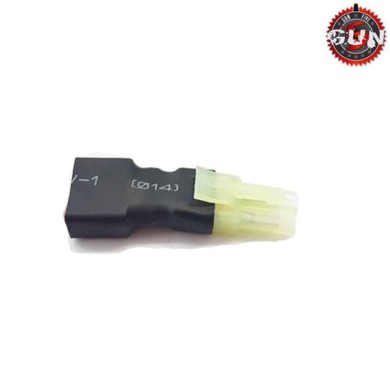 Adapter Short T-plug Female To Male Mini Tamiya Gun Five (gf-dc54)