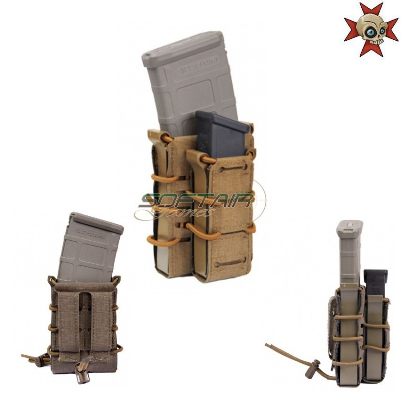 Double Decker Porta Caricatori Coyote Brown Templars Gear (tg-fmr+p-cb)