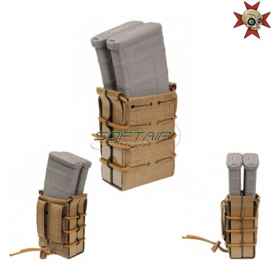 Porta Caricatore Fast Doppio Coyote Brown Templars Gear (tg-dfmr-cb)