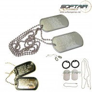  Couple Plates Dog Tags Personalized Metal (dog-tags)