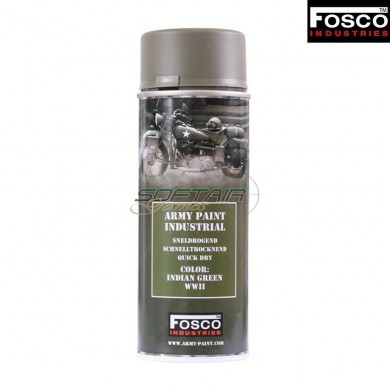 Spray Army Paint Indian Green Wwii Fosco Industries (fo-469312-ig)