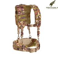 Cinturone Con Spallacci Sistema Molle Vegetato Italiano Defcon 5 (d5-2029-vi)