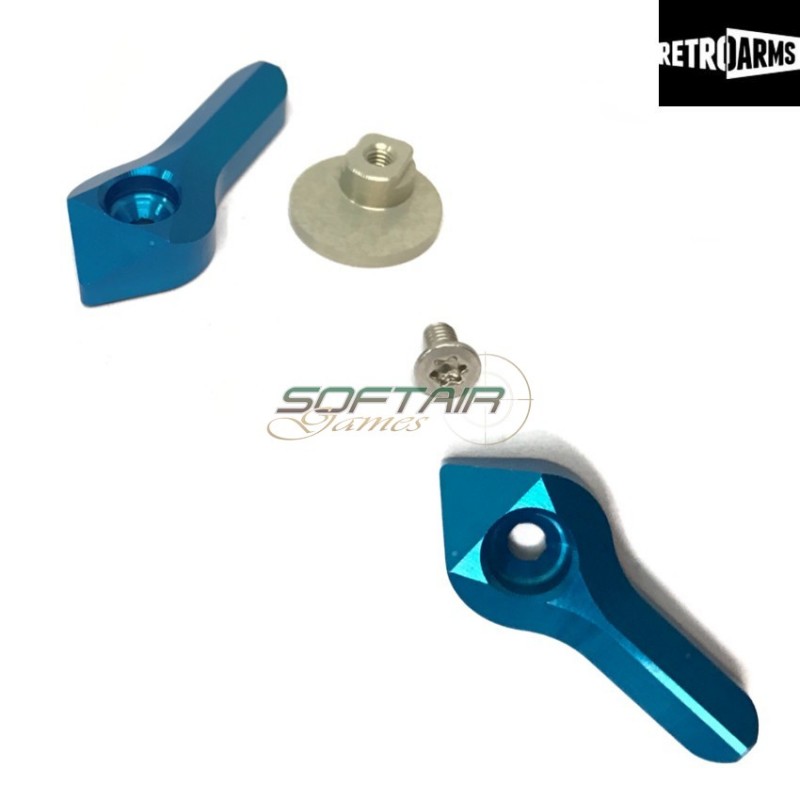 Fire Selector Cnc M4-c Light Blue Retroarms (ra-6859)