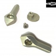 Fire Selector Cnc M4-c Silver Retroarms (ra-6853)
