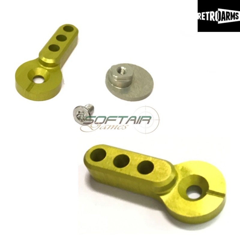 Fire Selector Cnc M4-a Yellow Retroarms (ra-6845)
