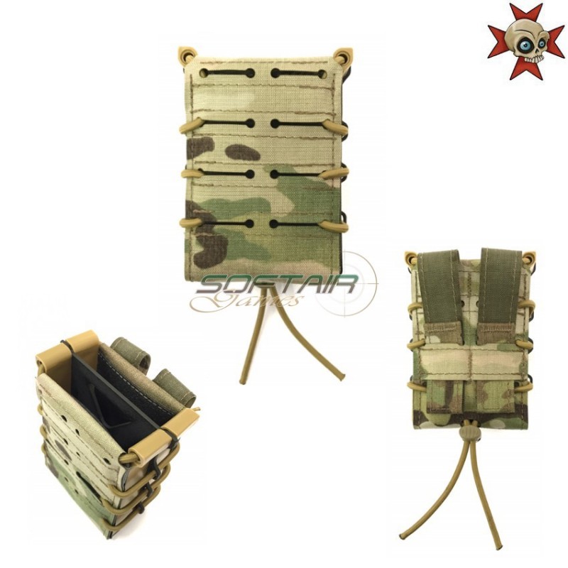 Porta Caricatore Fast Doppio Multicam Templars Gear (tg-dfmr-mc)