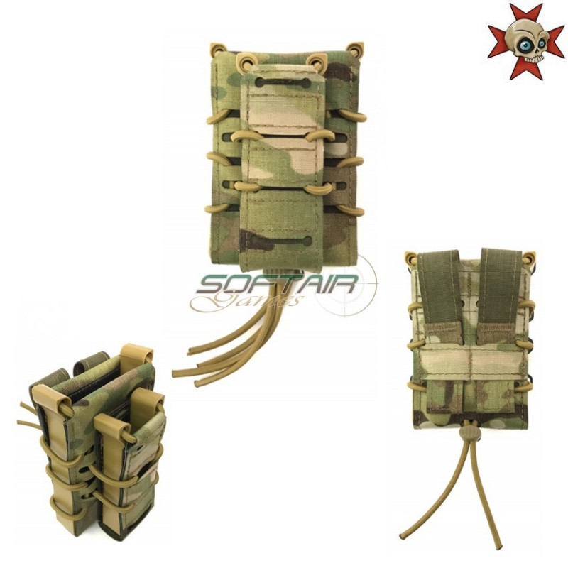 Double Decker Porta Caricatori Multicam Templars Gear (tg-fmr+p-mc)