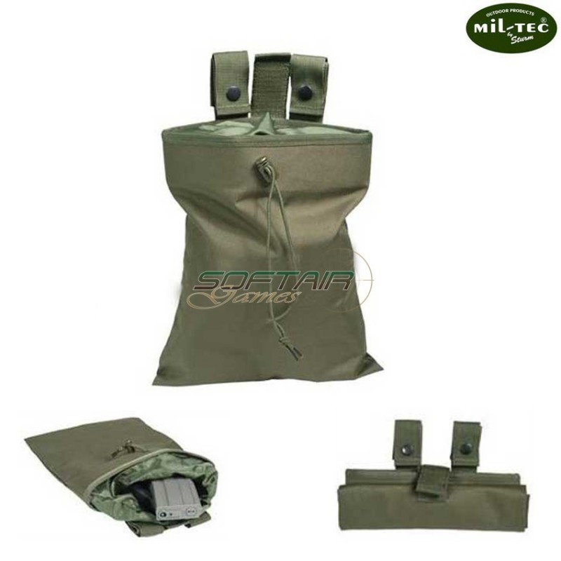 Tasca Caricatori Esausti Avvolgibile Verde Mil-tec (16156001)