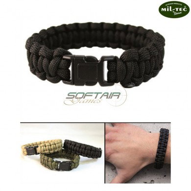 Bracciale Paracord Black Mil-tec (16370202)