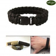 Paracord Bracelet Black Mil-tec (16370202)