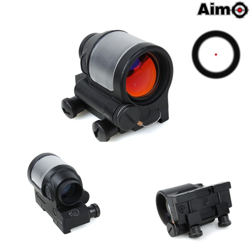 Red Dot Srs Style 1x38 No Solar Cell Black Aim-o (ao3040-bk)