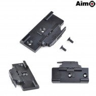 Qd Mount Per Srs 1x38 Red Dot Black Aim-o (ao1767-bk)