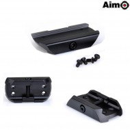Low Mount Per T1/t2 Black Aim-o (ao1708-bk)