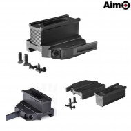 Bobro Style Qd Mount Per T1/t2 Black Aim-o (ao1771-bk)