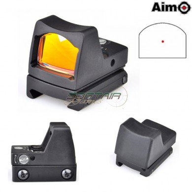 Led Red Dot Rmr Reflex Sight Style Black Aim-o (ao1005-bk)