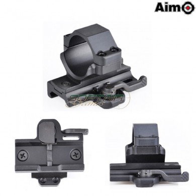 Qd Mount 30mm Dot Sight Black Aim-o (ao7002-bk)