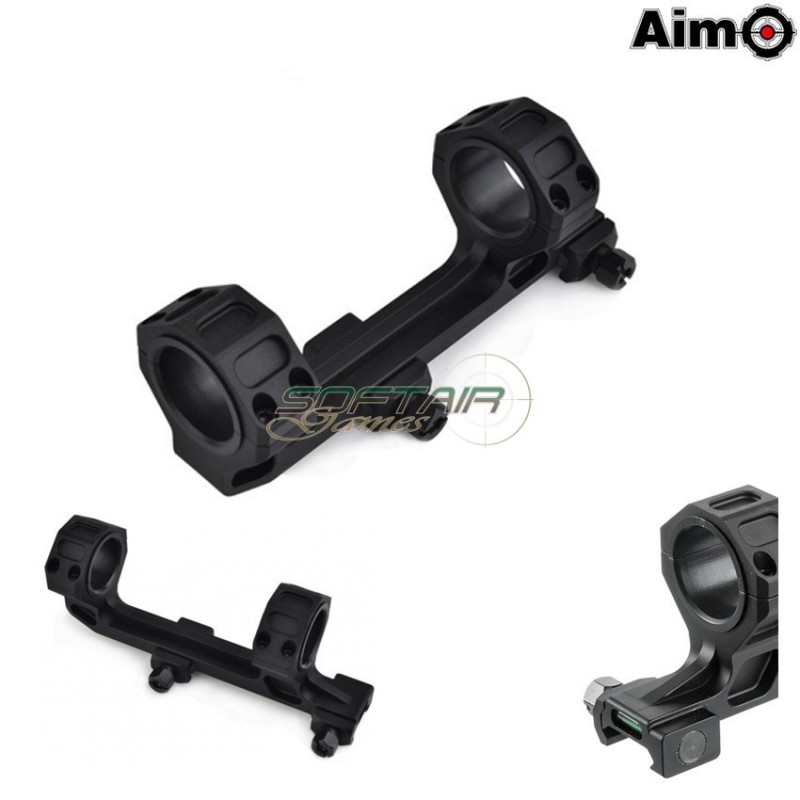 Ge Short Version Scope Ring Mount Black Aim-o (ao9010-bk)