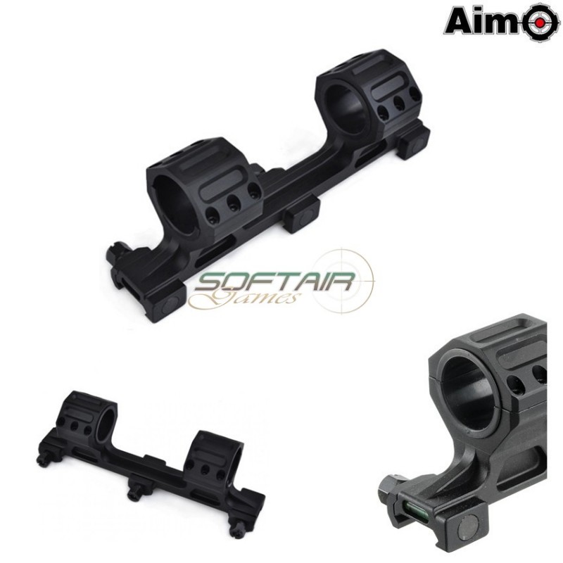Ge Long Version Scope Ring Mount Black Aim-o (ao9011-bk)