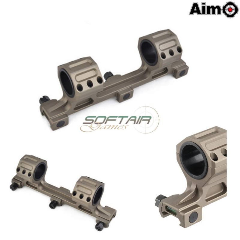 Ge Long Version Scope Ring Mount Dark Earth Aim-o (ao9011-de)