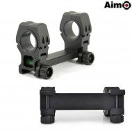 Mount M10 Qd-l For Scope 25/30mm Black Aim-o (ao9021-bk)