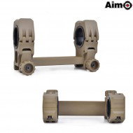 Mount M10 Qd-l For Scope 25/30mm Dark Earth Aim-o (ao9021-de)
