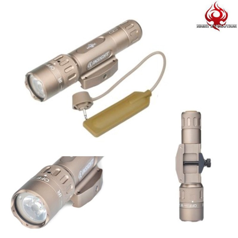 Flashlight Wmx200 Tactical Light Led/ir Dark Earth Night Evolution (ne04014-de)