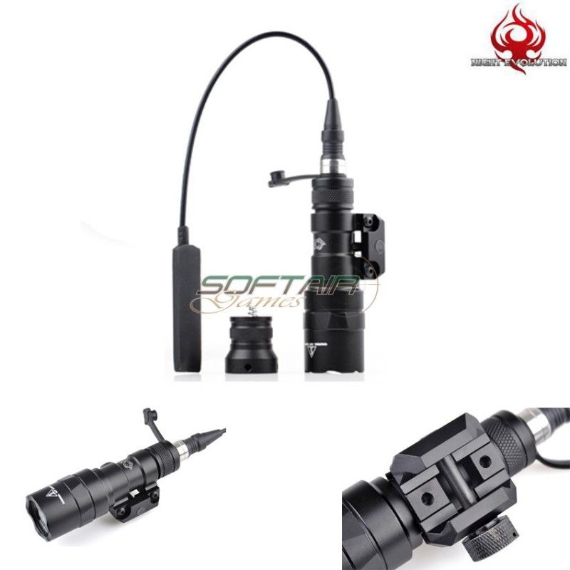 Flashlight M300b Mini Scout Led Black Night Evolution (ne04024-bk)