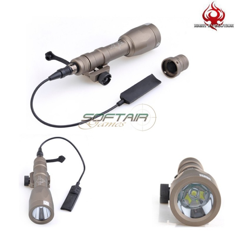 Torcia M600p Scout Light Led Full Version Dark Earth Night Evolution (ne04027-de)