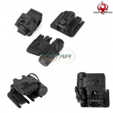 Helmet Light Set Gen 3 Black Night Evolution (ne05003-bk-red)
