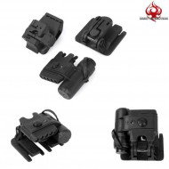Helmet Light Set Gen 3 Black Night Evolution (ne05003-bk-red)
