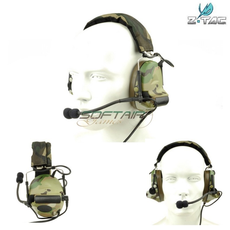 Cuffia/microfono Comtac Ii Multicam Z-tactical (z041-multicam)