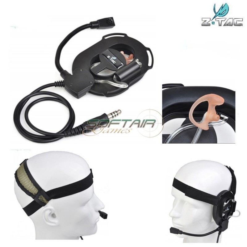 Bowman Iv M-tactical Headset Black Z-tactical (z023-bk)