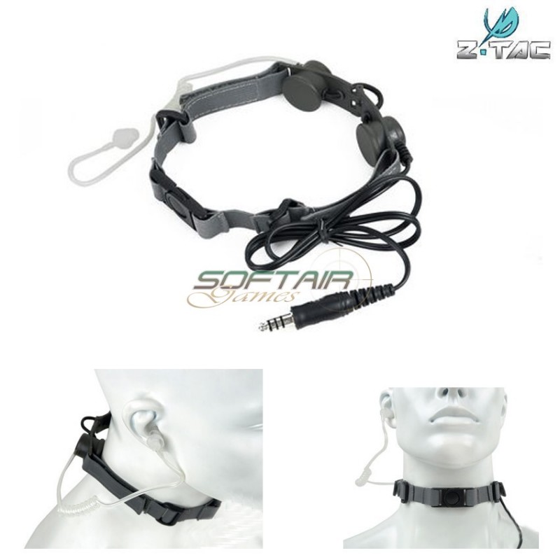 Laringofono/auricolare Mic Foliage Green Z-tactical (z033-fg)