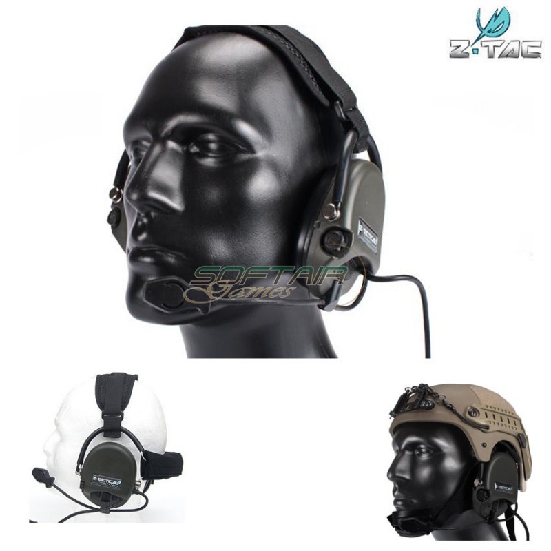 Cuffia/microfono Tci Liberator Ii Neckband Z-tactical (z039)
