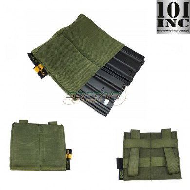 Tasca Caricatori Doppia Elastica Green 101 Inc (359951-gr)