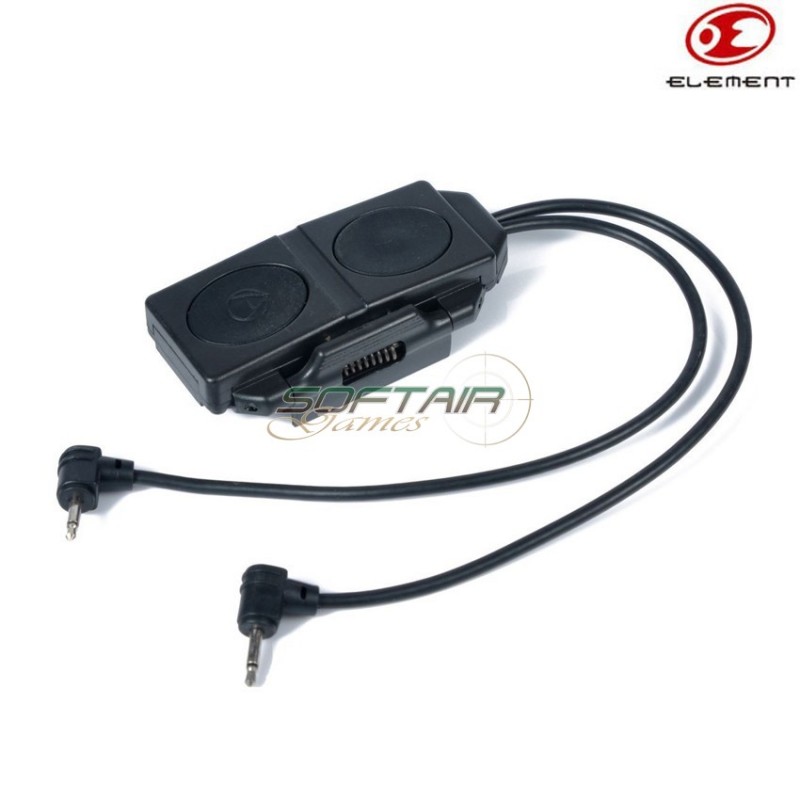 Double Remote Control Black Element (ex177-bk)
