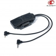 Double Remote Control Black Element (ex177-bk)